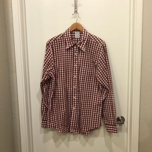 Brooks Brothers men’s burgundy button down